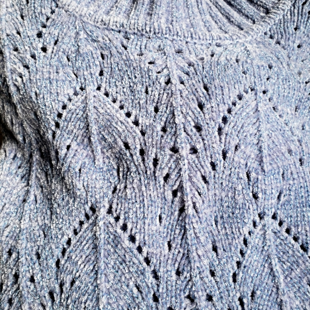 Womans  blue/grey Knitted Sweater